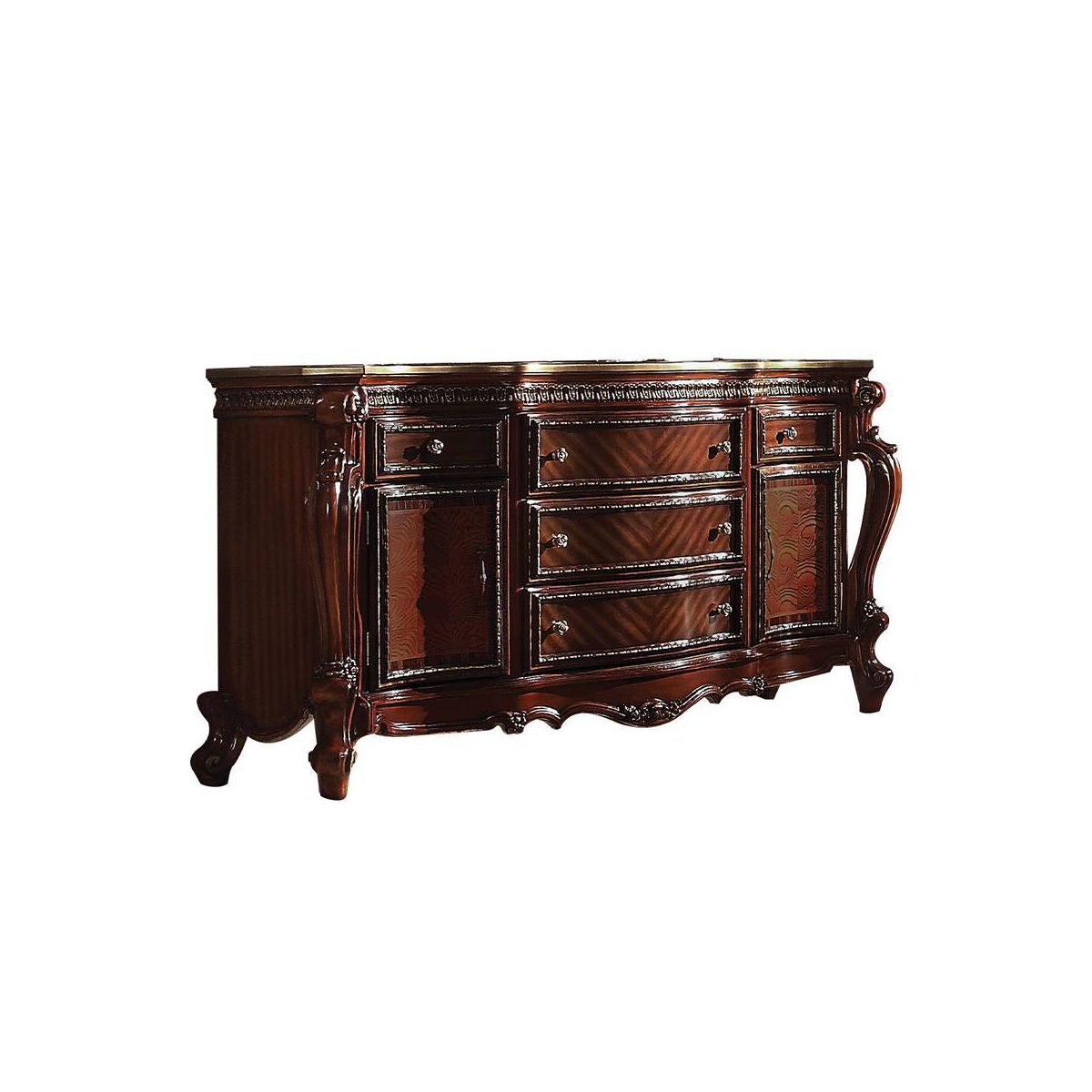 Picardy 69" Dressers Honey Oak - Acme Furniture: Vintage Style, 5 Drawers & Cabinets - thumbnail 5