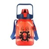 Spider-Man Mask & Logo 50 Oz Red Water Bottle With Carrying Strap - 2 of 4
