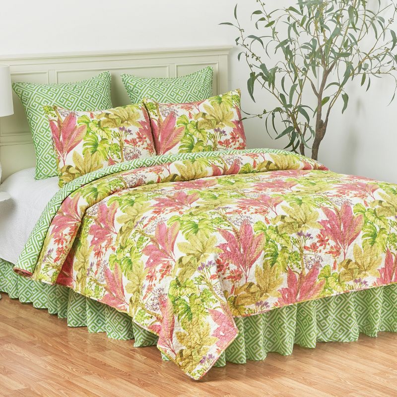 C&F Home Moana Tropical Cotton Quilt Set  - Reversible and Machine Washable, 3 of 8