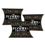 Big Dot of Happiness Roaring 20’s - Favor Gift Boxes - 1920s Art Deco Jazz Party Petite Pillow Boxes - Set of 20