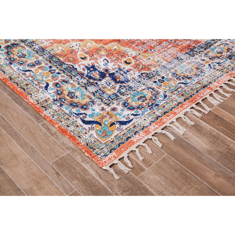 4&#39;x6&#39; Woven Medallion Accent Rug Red - Anji Mountain, 6 of 10
