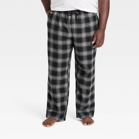 Men's Holiday Plaid Pajama Pants XL- Black/Red Wondershop