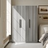 Famapy Modern 3 Door Wardrobe Family Clothing Solutions Clothes Organiser Gray - 3 of 4