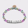 Little Words Project Manifest Beaded Bracelet - Pink - 4 of 4