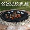 Sunnydaze Outdoor Camping or Backyard Heavy-Duty Steel Round X-Marks Fire Pit Cooking Grilling Grate - 3 of 4