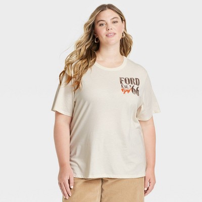 Women's Ford 66 Wild West Short Sleeve Graphic T-Shirt - Ivory