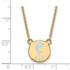 Black Bow Jewelry 14k Yellow Gold Plated Sterling Silver Delta Delta Delta Greek Life Necklace 18 Inch - 3 of 4