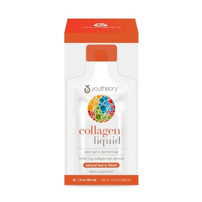 Youtheory Collagen Liquid - Berry - 12 fl oz