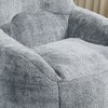 Bean Bag Chair with Armrests, Stuffed High-Density Foam. Lazy Sofa for Adults in Living Room, Bedroom Reading - 4 of 4