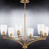 Urban Ambiance Luxury Transitional Chandelier 14''H x 30''W,  Brushed Bronze Finish,  Coronado Collection, UHP4252 - 4 of 4