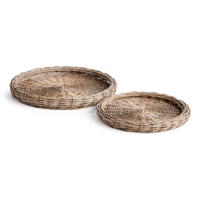 Plum & Post Jules Round Trays St/2