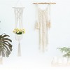 Unique Bargains Macrame Plant Hanger Woven Cotton Indoor Outdoor Decorative - 2 of 4