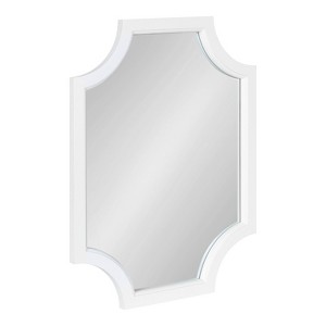 Kate and Laurel Hogan Wood Framed Mirror with Scallop Corners - 1 of 4