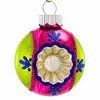 Christopher Radko 1.75 In Reflector & Flocked Rounds Shiny Brite By Christopher Radko Tree Ornament Sets - 4 of 4