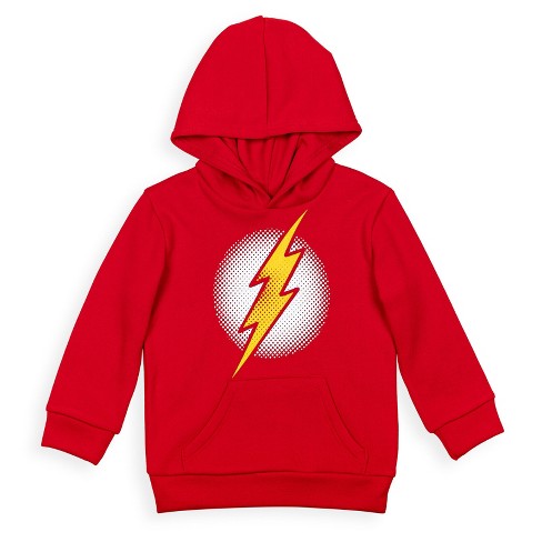 Dc Comics Justice League The Flash Big Boys Fleece Pullover Hoodie Awesome Red 18 20 Target