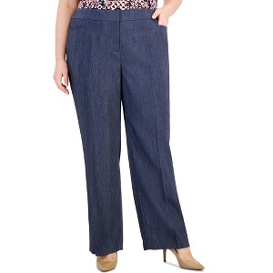Kasper Womens Denim Dress Pants - 1 of 1