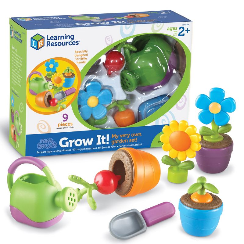 Learning Resources - New Sprouts Grow It! Play Set, 9 Pieces, Ages 2+, 1 of 11