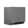 Kitchen Base Cabinet, Unassembled Cabinet with Adjustable Shelf without Top - 2 of 4