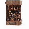 Chaokws DIY Book Nook Kit – Miniature Dollhouse Booknook, 3D Wooden Bookshelf Puzzle, Suitable Creative Bookshelf Easter Toys for Kids - 2 of 4