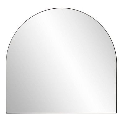Howard Elliott Van Buren Stainless Steel Framed Mirror