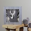 Northlight Glittered Woodland Deer Silhouette Box Framed Christmas Decoration - 12" - 2 of 2
