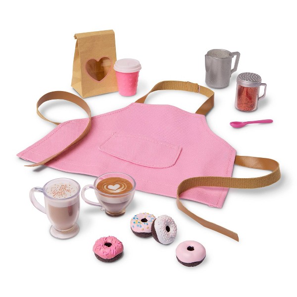 Nuestra Generación Kate Muñeca de 18" Barista y Accesorios de Cafetería "Diviértete Preparando Café" - Cabello Rubio Claro/Ojos Marrón Claro 6
