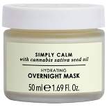 Botanics Simply Calm Hydrating Overnight Mask for Stressed Skin - 1.69 fl oz