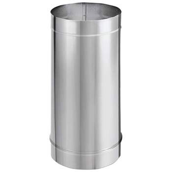 Duravent Duraplus 420 Stainless Steel Easy Installation Triple Wall Wood  Burning Stove Pipe Connector To Vent Smoke/exhaust, Silver : Target