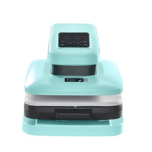 VEVOR Auto Heat Press Machine, 15 x 15 inch, T-Shirt Press Machine with Auto Release and Adjustable Pressure, Digital Display, Rapid Heating, Green - 1 of 4