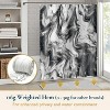 LunaLulinlk Shower Curtain with Hooks – Heavy-Duty Mold/Mildew-Resistant - 4 of 4