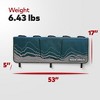 Yakima GateKeeper Full Size Truck Bed Medium Trunk Tailgate Bicycle Rack Pad with Soft Felt Backing, Cradles, and Buckles for 5 Bikes, Cascade Blue - 2 of 4