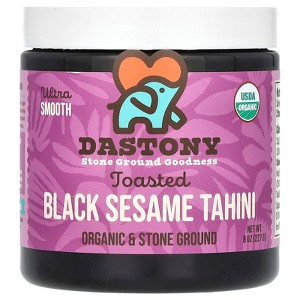 Dastony Organic Toasted Black Sesame Tahini, Ultra Smooth, 8 oz (227 g) - 1 of 3