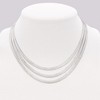 Ross-Simons Italian Sterling Silver Layered Herringbone Necklace Size 18 - 4 of 4