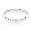 Slickblue Women's Eternity Band Ring with Baguette and Round Cut CZ, 3mm Width, Size 5-10 - 2 of 4