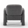 SEYNAR Modern Teddy Upholstered Accent Chair with Tubular Multifunctional Legs for Living Room - 4 of 4