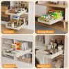 Multi-Purpose Kitchen Organizers and Storage, Expandable Pull Out Cabinet Shelves Fixed With Adhesive Film, Slide Out Drawers - 3 of 4