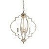 Elegant Lighting Sandara 4 lights pendant in weathered dove - 3 of 4