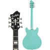 Hagstrom Viking Limited-Edition Semi-Hollow Electric Guitar Aged Sky Blue - 4 of 4