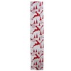 Northlight Silver and Red Flying Reindeer Wired Christmas Craft Ribbon 2.5" x 10 Yards - 2 of 3