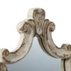 Wooakway 29.9"H 2-Piece Vintage Wood Accent Mirrors Antique Wall Mirrors for Living Room Entryway Bedroom - 3 of 4