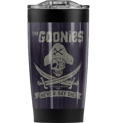 The Goonies Never Say Die Steel Tumbler 20oz Coffee Travel Mug