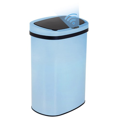 Automatic Trash Can with lid, Touching Garbage Can for outlet Bathroom,