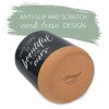Elanze Designs Beautiful Life Black X-Large Cork Bottom, Kitchen Counter, Ceramic Stoneware, Coffee, Tea and Hot Chocolate, Machine Brewing, K Capsule - 3 of 4