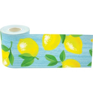 Teacher Created Resources Lemon Zest Straight Rolled Border Trim, 50 Feet (Pack of 6) - 1 of 1
