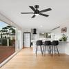 Airsurfer 42" Ceiling Fan with Color-Changing LED Light, 5 Plywood Blades, Remote Included, 5'' Down rod, DC Motor - 2 of 4