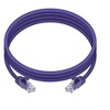 Monoprice Cat5e Ethernet Patch Cable - 7 Feet - Purple | Network Internet Cord - Snagless RJ45, Stranded, 350Mhz, UTP, Pure Bare Copper Wire, 24AWG - - 4 of 4