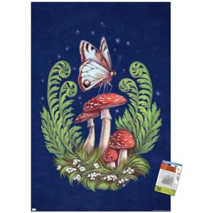 Trends International Brigid Ashwood - Butterfly and Mushrooms Unframed Wall Poster Prints - 1 of 4