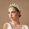 Unique Bargains Women's Classic Embroidery Bohemia Headband 1.97" Wide Green 1 Pc - 2 of 4