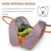 Tirrinia Fashionable Lunch Bag with Leather Handle, Insulated  Reusable Lunch Totes for Women & Men, Lunch Box for Working, Picnic, School - 2 of 4