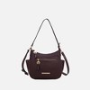MKF Collection Wally vegan Leather Women' s Hobo Shoulder Bag by Mia K - Chocolate - 2 of 4